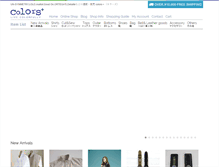Tablet Screenshot of colors-store.com